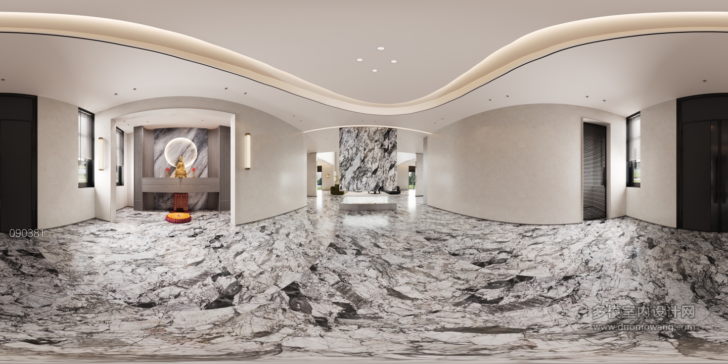 现代-一楼门厅全景