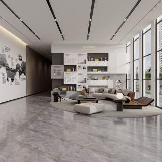 现代接待休息区