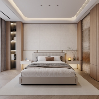 现代长辈房特写