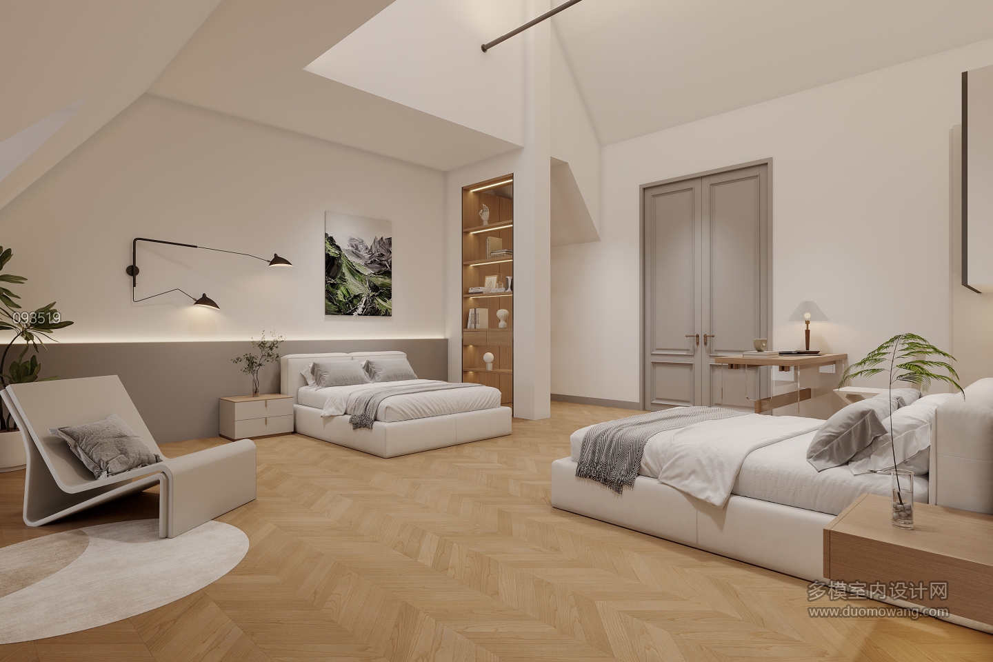 现代阁楼单张10