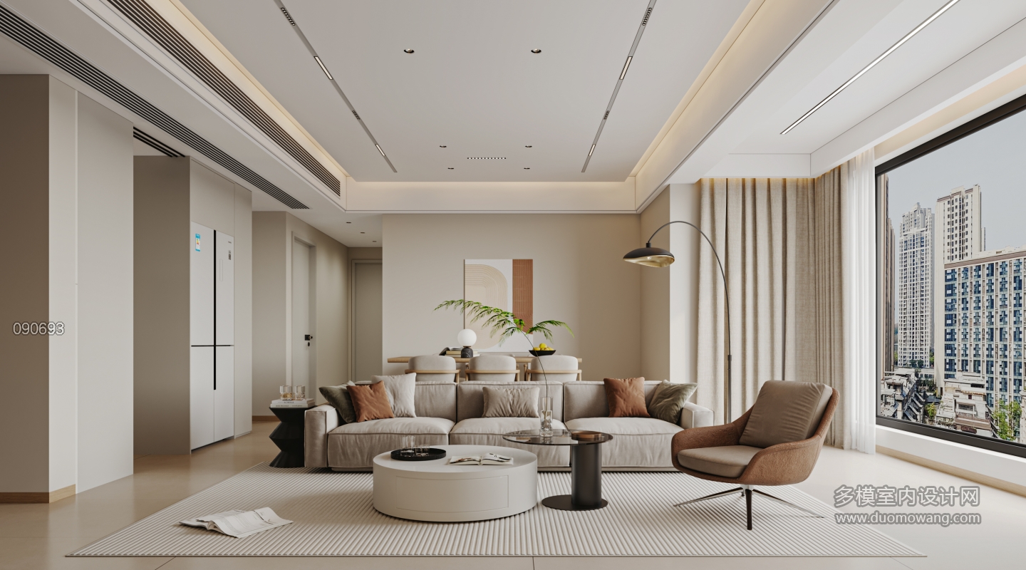 现代客餐厅特写