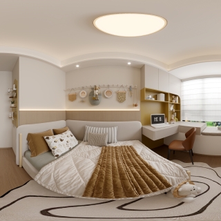 现代小孩房全景