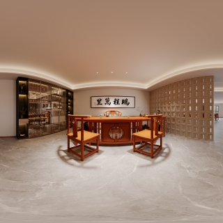 新中式二楼品酒区