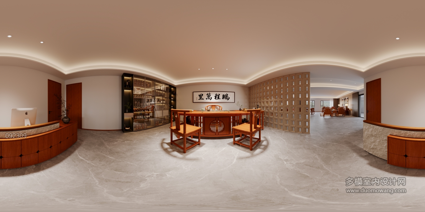 新中式二楼品酒区