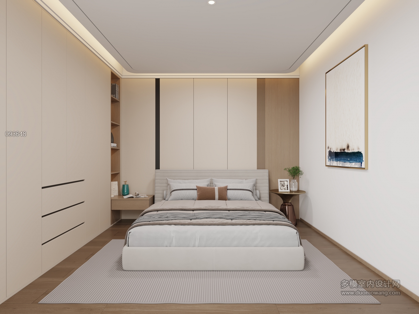 新中式2楼卧室1静态