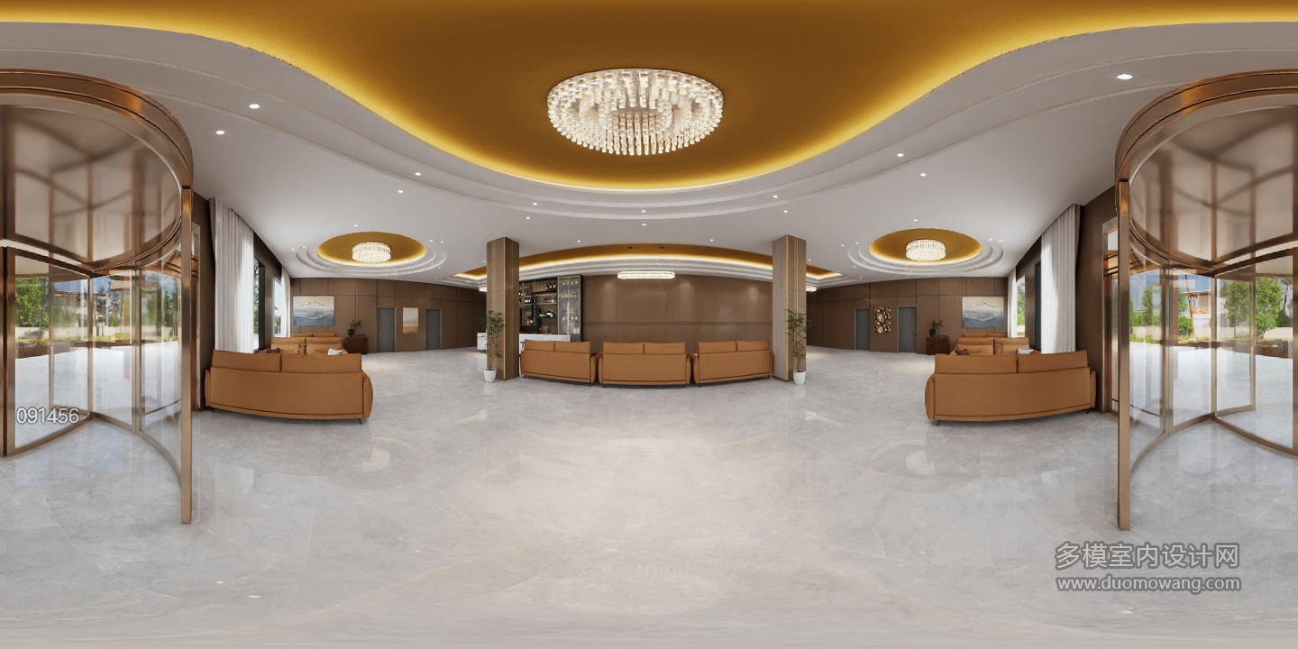 现代酒店大厅