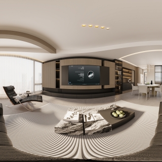 现代客餐厅-全景