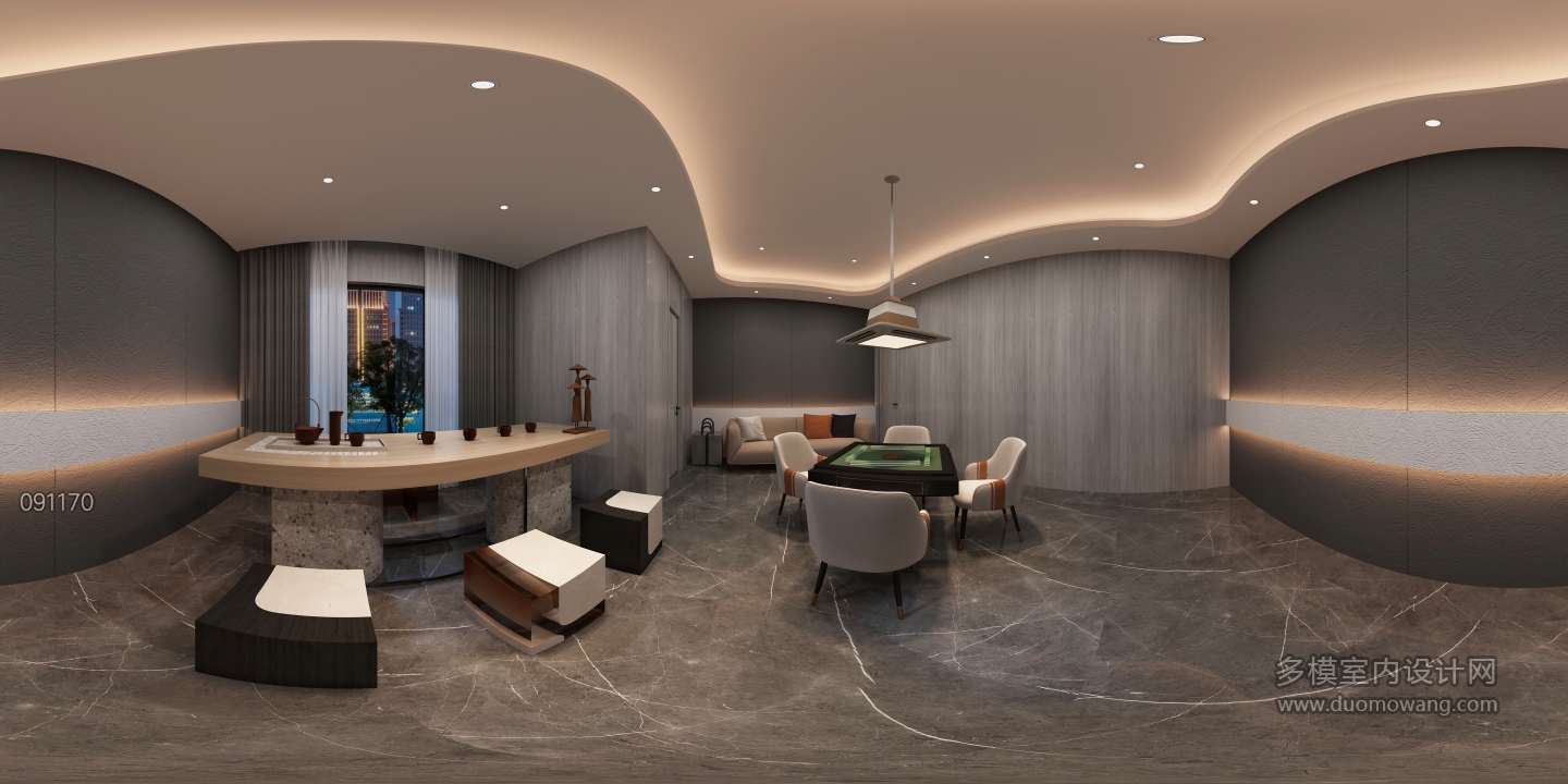 现代台球室麻将室5 (1)