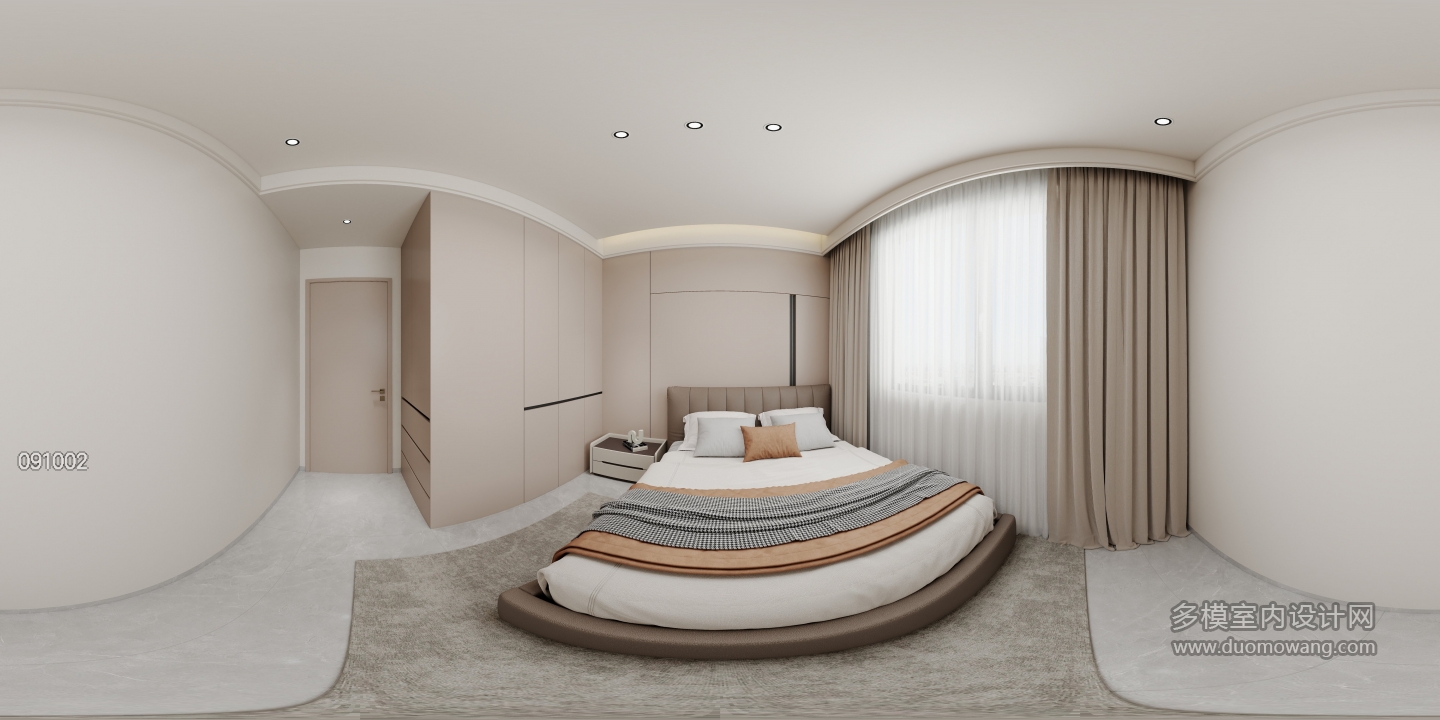 现代卧室3
