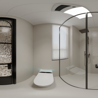 奶油中古卫生间