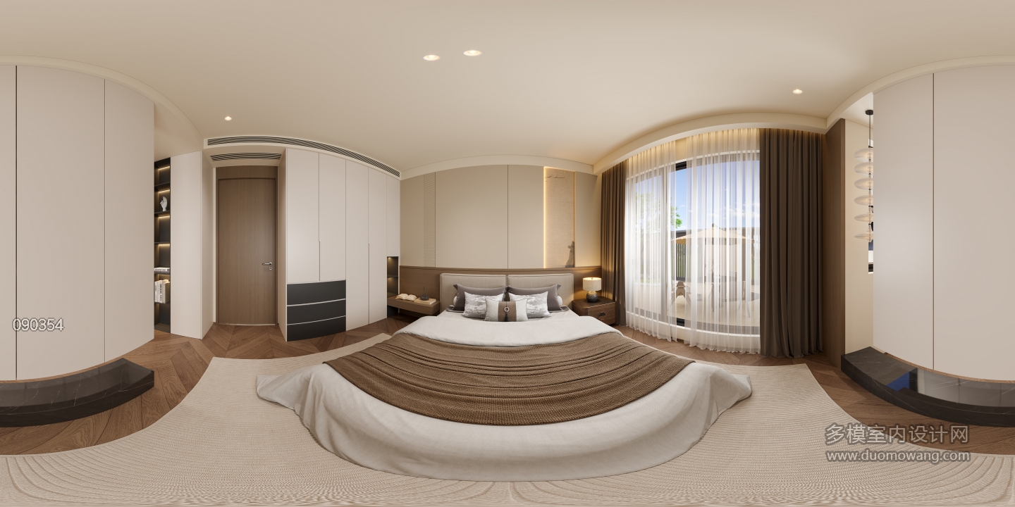 中古二楼卧室全景