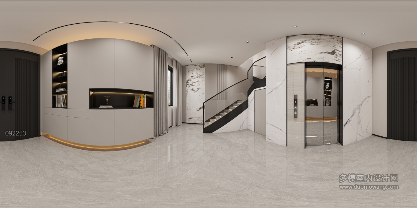 现代1 楼门厅 360