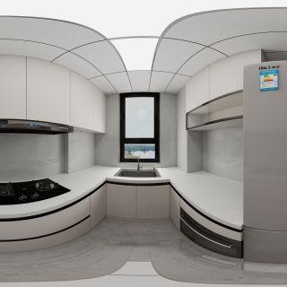 现代中古风厨房