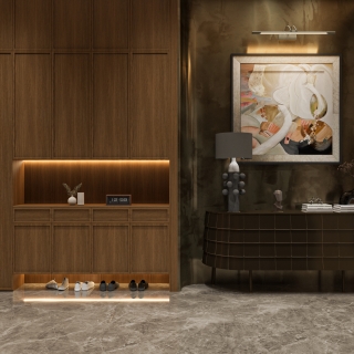 现代地下室玄关