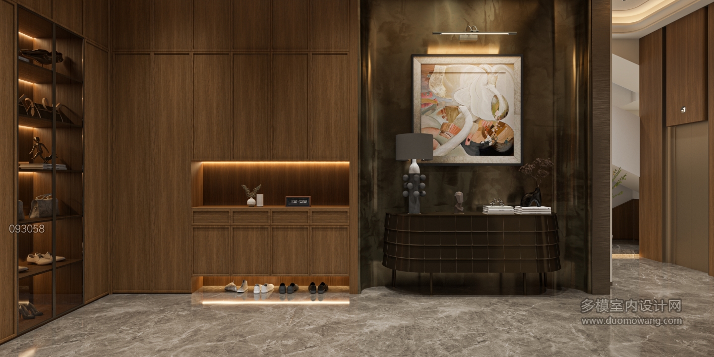 现代地下室玄关