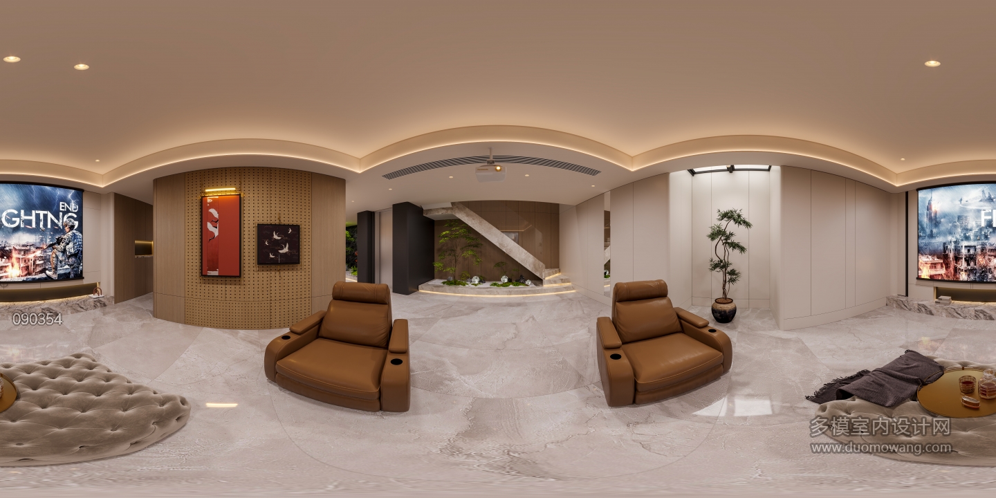 中古影音室全景