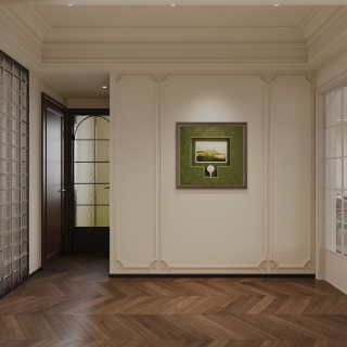 法式二楼楼梯间