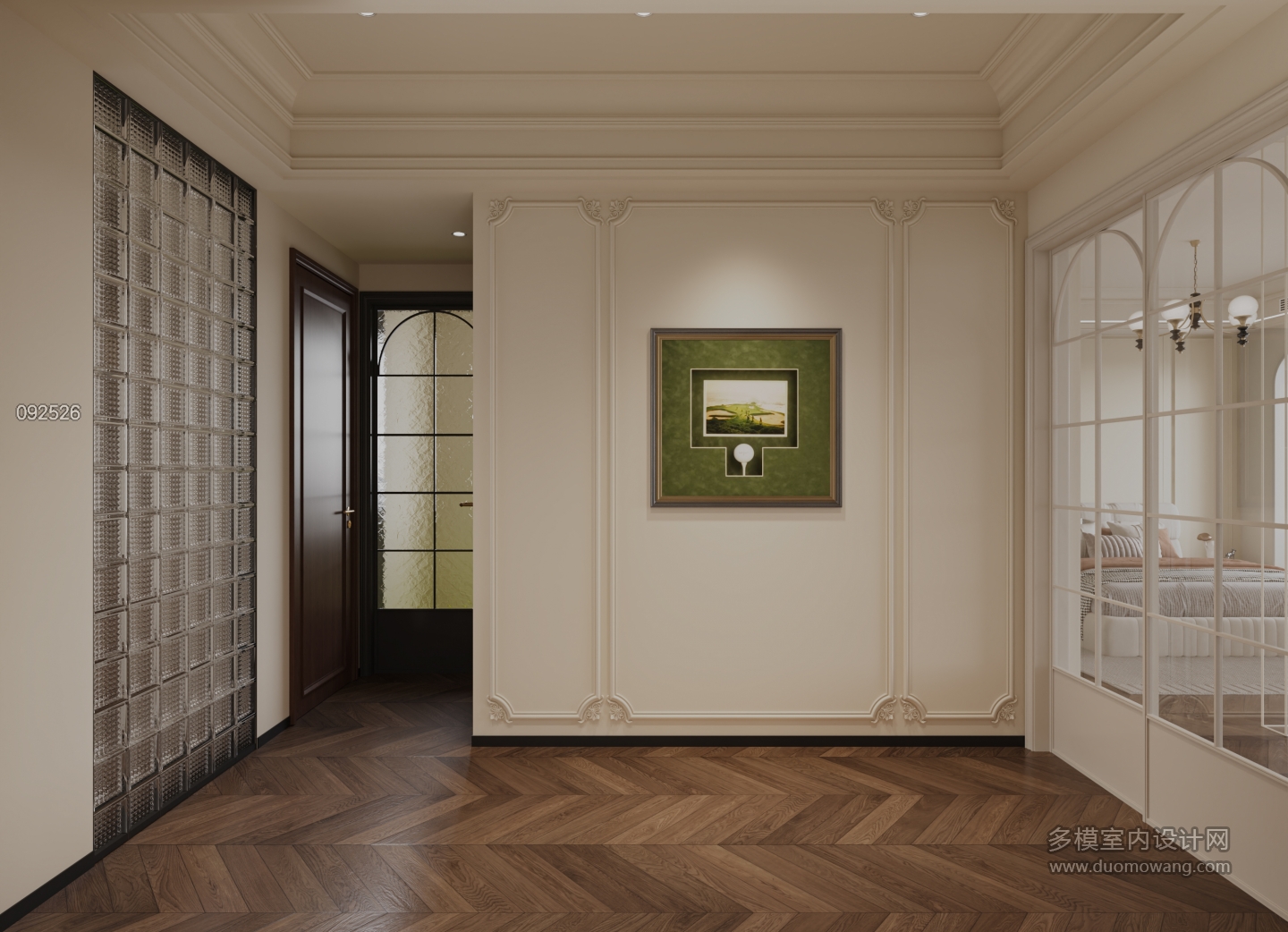 法式二楼楼梯间