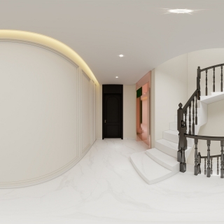 法式三楼楼梯间