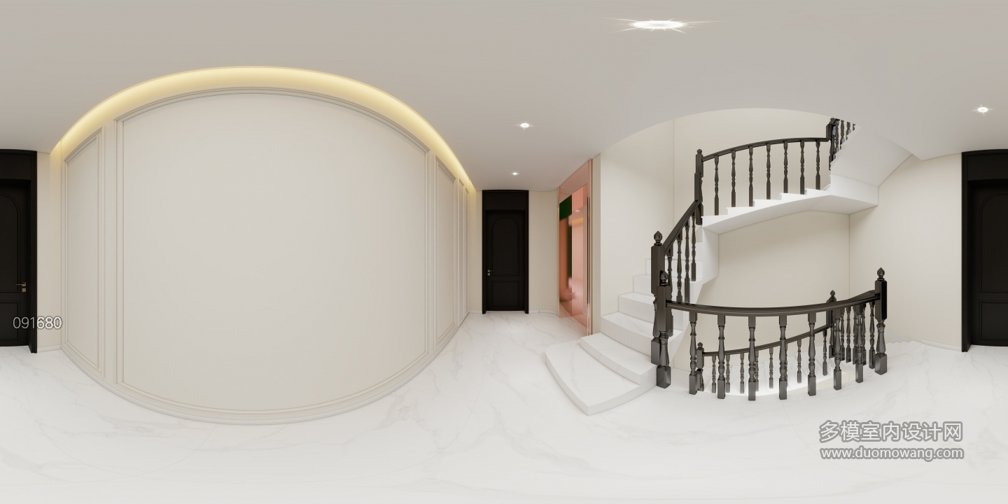 法式三楼楼梯间