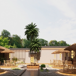 侘寂餐厅庭院静态a (1)