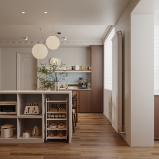 餐厅吧台静态+1