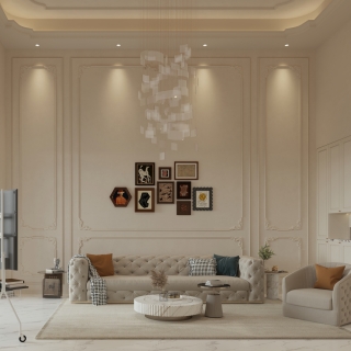 法式 轻奢 客餐厅 单张1