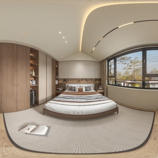 现代三楼宋氏主卧360