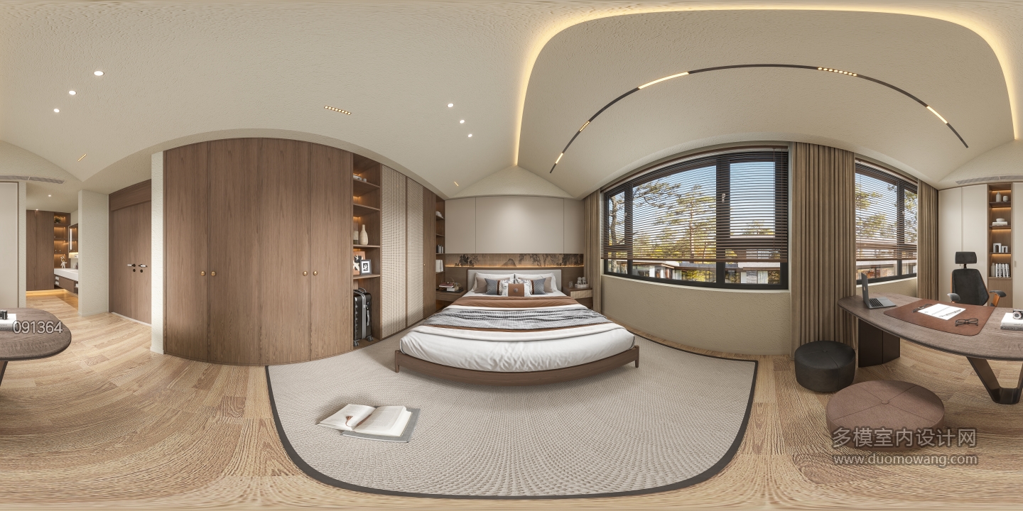 现代三楼宋氏主卧360