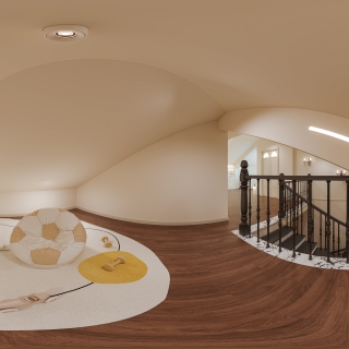 法式小孩娱乐区全景