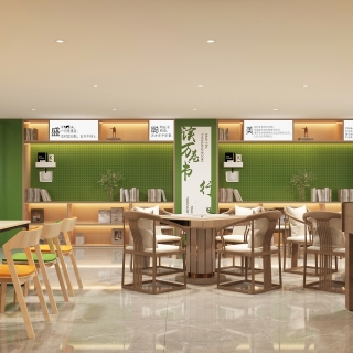 现代社区1F老人活动区静态