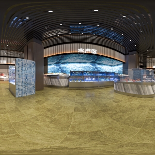 现代百货超市全景2