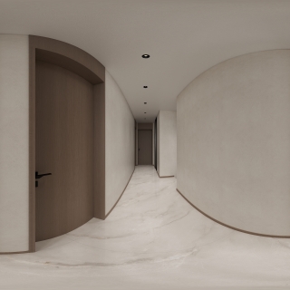 意式轻奢-三楼走廊