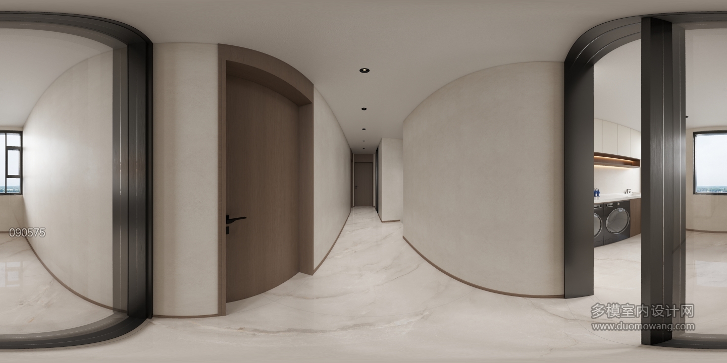 意式轻奢-三楼走廊