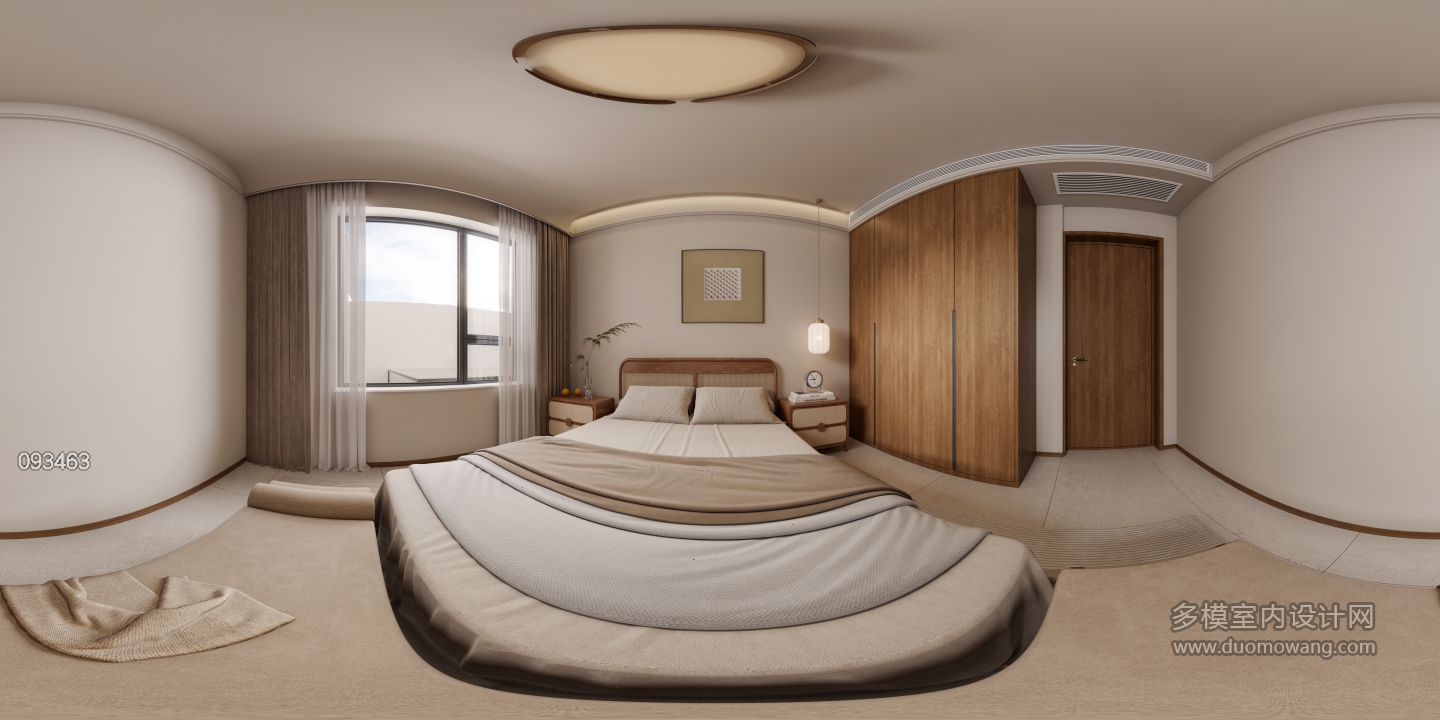 新中式儿子房全景