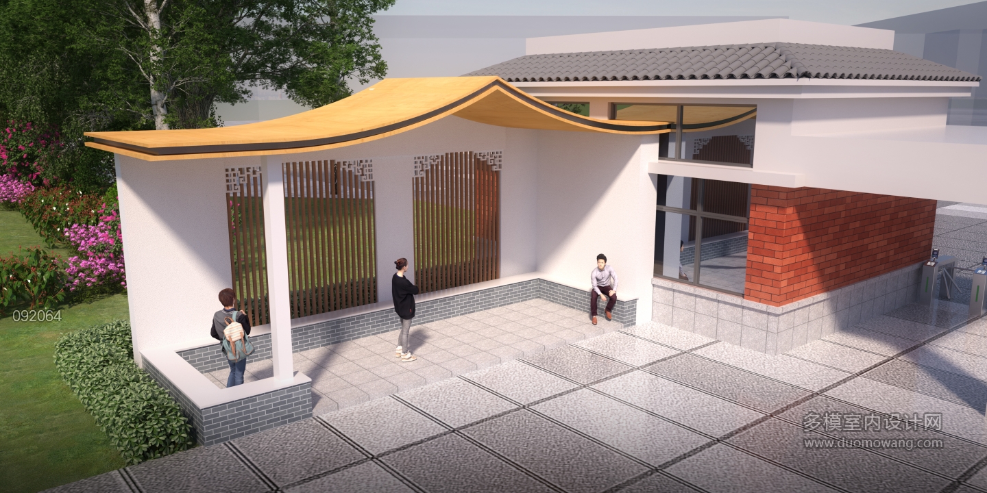 休息台方案二透视1