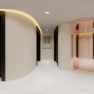 法式二楼楼梯间