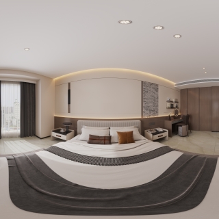 现代 1楼主卧全景