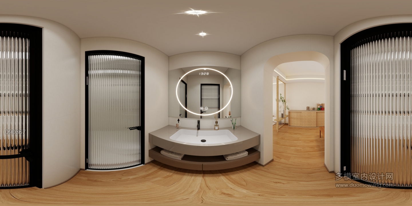 原木风-卫生间干区