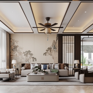 新中式一楼特写 (4)