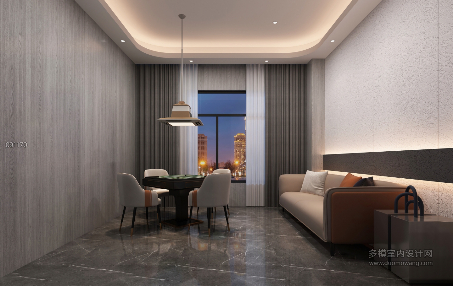 现代台球室麻将室3静态 (1)