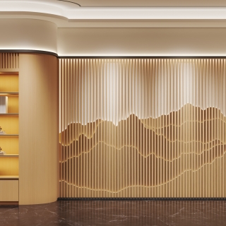 现代酒店大厅单张1