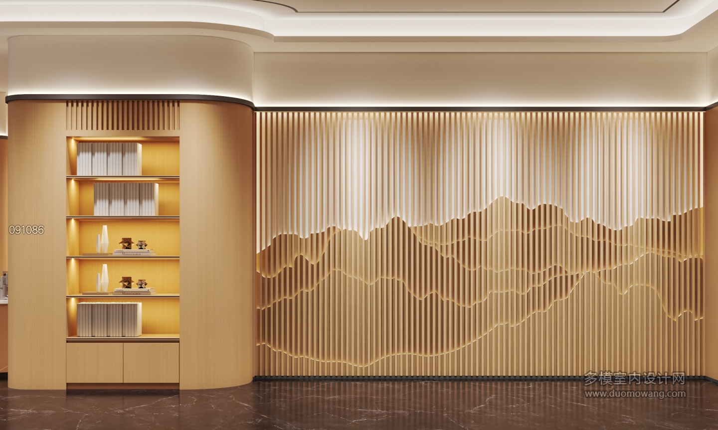 现代酒店大厅单张1