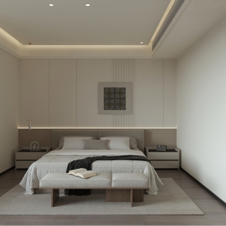 现代 主卧 单张 新