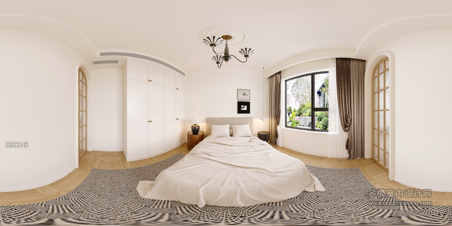 法式自然风次卧360