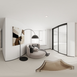 现代二楼起居厅