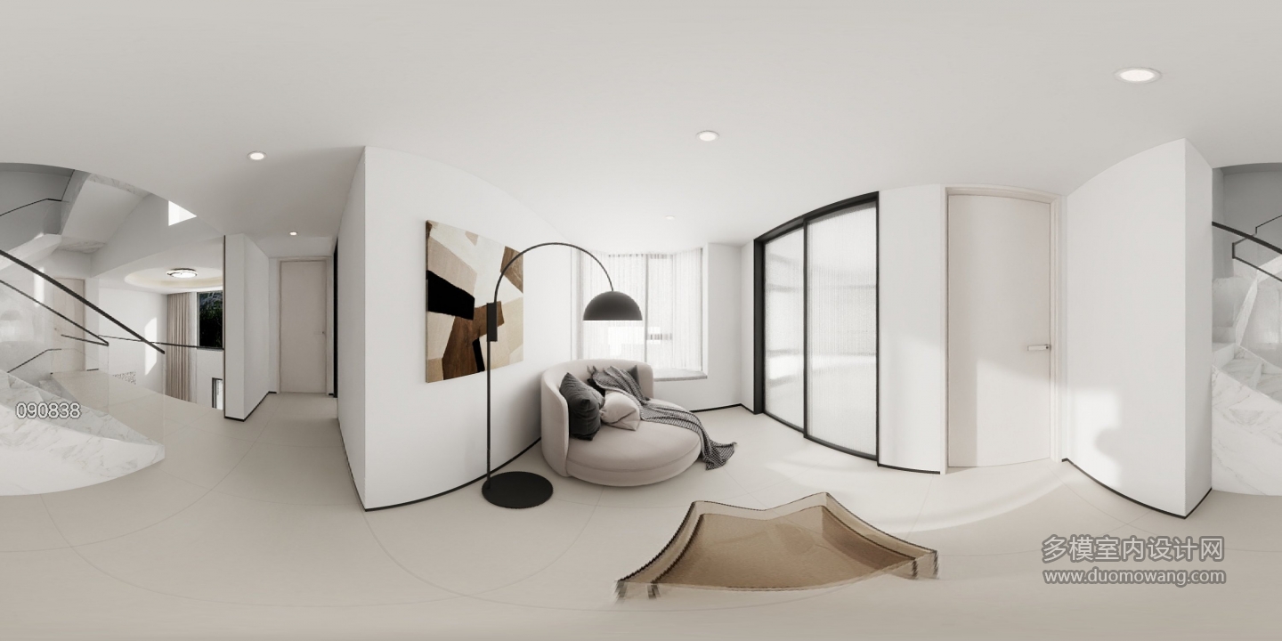 现代二楼起居厅