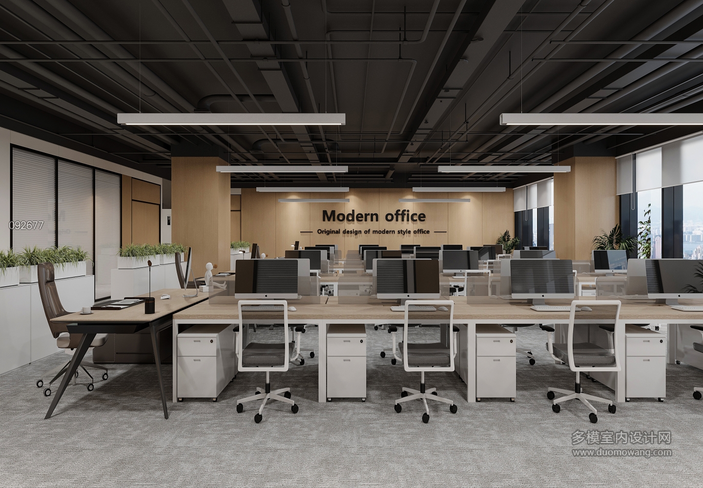 钟工前台办公室_2_互动式灯光混合