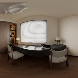 法式中古书房全景