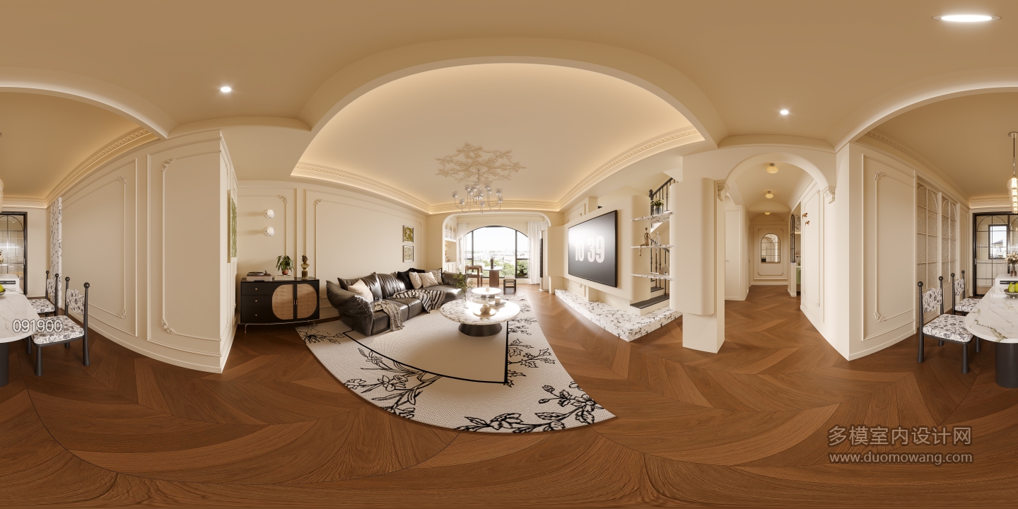 法式客餐厅全景